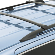 Pair OE Style Aluminum Bolt-on Top Rail Roof Rack Cross Bar Luggage Carrier Replacement for Honda Pilot 03-08