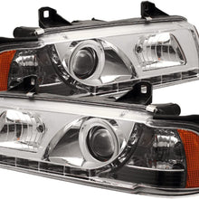 Spyder Auto 444-BMWE36-4D-DRL-C Projector Headlight