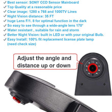 1280x720 Pixels 1000 TV Lines 3rd Brake Light Reversing Camera Brake lamp Parking for Benz Sprinter vito Viano Citroen Dacia Ford Hyundai Isuzu Iveco Mitsubishi Nissan Seat Skoda Toyota VW Crafter T5