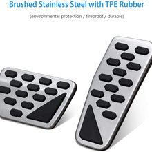 AutoBig Gas Brake Pedal Cover Set for 2019 2020 Jeep Wrangler Gladiator