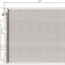 OE Replacement A/C Condenser LEXUS LX470 1999-2007 (Partslink TO3030118|TO3030188|TO3030191)