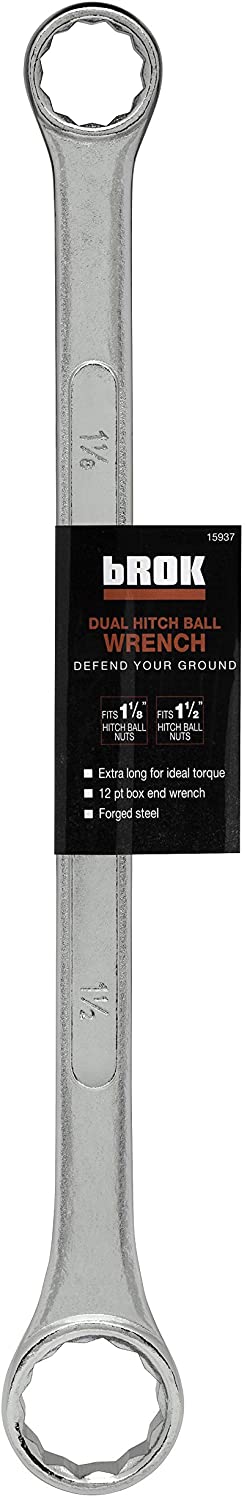 bROK Products 15937 Dual Hitch Ball Wrench
