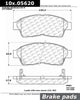 Centric Parts 105.05620 Front Brake Pad