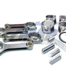 Manley Pistons 99.75mm Bore 8.5:1 & H-Beam Connecting Rods Kit Compatible with 06-14 Subaru WRX 04+ STi EJ25