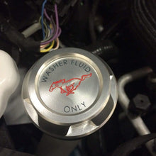 Blue Oval Industries 2015-2018 Mustang Windshield Washer Fluid Cap Running Horse