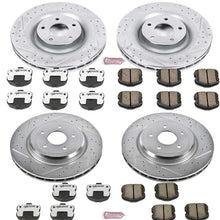 Power Stop K1445-26 Front & Rear Z26 Street Warrior Brake Kit Chevrolet