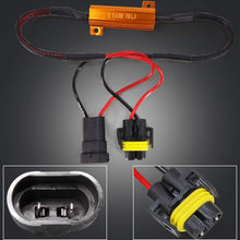 Light Load Resistor Adapter,H8/H11 50W 8 ohm LED Resistor, Led Headlight Decoder, Warning Canceller Adapter Error Free Load Resistor 2PCS