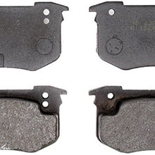 ACDelco 17D201 Professional Organic Front Disc Brake Pad Set