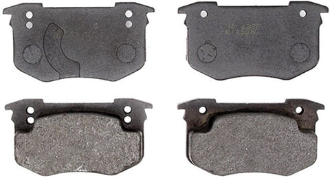 ACDelco 17D201 Professional Organic Front Disc Brake Pad Set