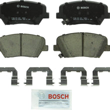 Bosch BC1687 QuietCast Premium Ceramic Disc Brake Pad Set For Hyundai: 2013-2016 Santa Fe; Kia: 2014-2015 Rondo, 2014-2015 Sorento; Front