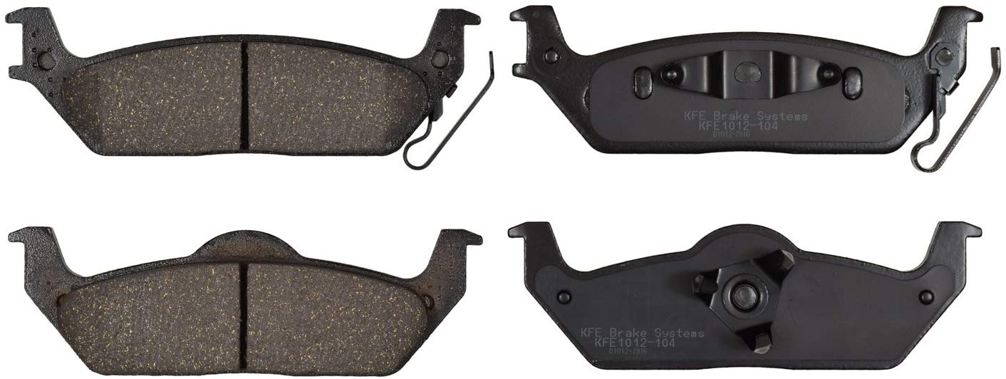 KFE Ultra Quiet Advanced KFE1012-104 Premium Ceramic REAR Brake Pad Set