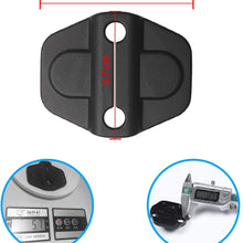 Monrand 6 Pcs Car Door Lock Cover for 2007-2019 Jeep Wrangler JL JLU Jeep Gladiator JT, ABS Car Door Lock Covers Protection Trim Decor