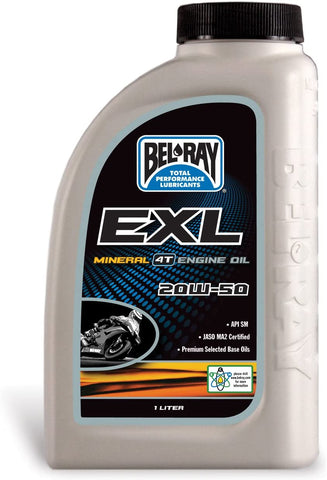 Bel-Ray EXL Premium 20W50 Engine Oil 1 Liter 99100-B1LW