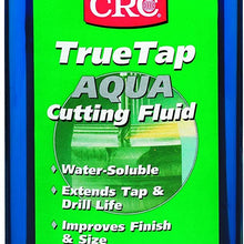 CRC TrueTap Aqua Water Soluble Cutting Fluid, 16 fl oz Bottle, Blue