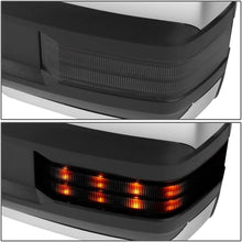 DNA Motoring TWM-015-T999-CH-SM-L Chrome Powered Tow Mirror+Heat+LED Smoked Left/Driver [For 03-06 Tahoe/Yukon]