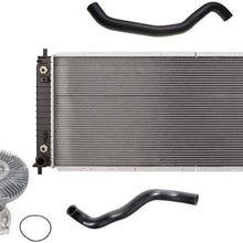 Radiator Water Pump Clutch Hoses for Ford F150 5.4L 05-06 Heavy Duty 1 3/8" Core