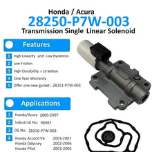 SINS - Accord Odyssey Pilot CL MDX TL Transmission AT Clutch Pressure Control Solenoid Valve C 28250-P7W-003