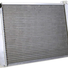 Griffin Radiator 1-25201-XS Universal ClassicCool 24" x 16" Aluminum Radiator with 2 Rows of 1" Tube