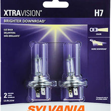 SYLVANIA - H7 XtraVision - High Performance Halogen Headlight Bulb, High Beam, Low Beam and Fog Replacement Bulb (Contains 2 Bulbs)
