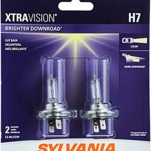 SYLVANIA - H7 XtraVision - High Performance Halogen Headlight Bulb, High Beam, Low Beam and Fog Replacement Bulb (Contains 2 Bulbs)