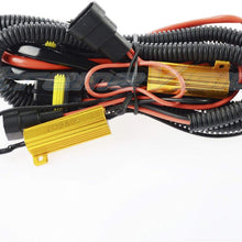XtremeVision HID Battery Relay Harness Anti Flicker Resistor Decoder Plug and Play Error Free - 9006