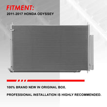 3892 Aluminum A/C Condenser Replacement for Honda Odyssey 11-17