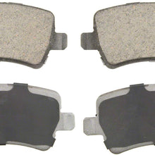 Wagner ThermoQuiet QC1307 Ceramic Disc Pad Set, Rear