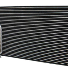 A/C Condenser Compatible with 2002-2009 Saab 43960 Aluminum Core With Receiver Drier