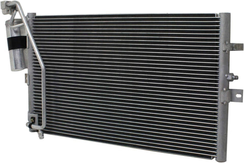 A/C Condenser Compatible with 2002-2009 Saab 43960 Aluminum Core With Receiver Drier