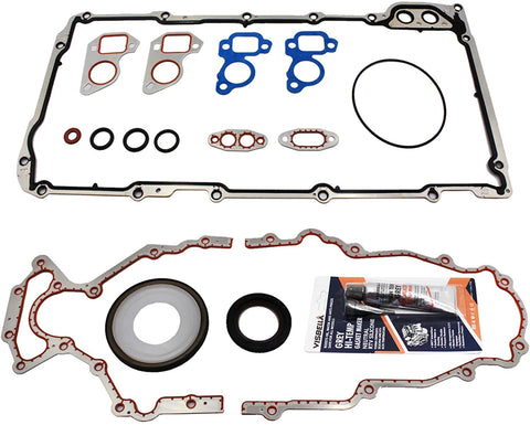 LAFORMO CS9284 Engine Conversion Lower Gasket Set Compatible with 1997-2011 GMC Ford Isuzu Saab 5.7L 6.0L 6.2L OHV LS3 VIN H M