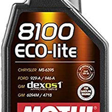 Motul 8100 Eco-Lite SAE 5W-30 Motor Oil, 1 Litre (Pack of 1)