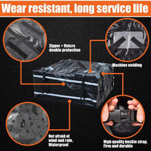 Blueshyhall Car Roof Bag, Rooftop Cargo Carrier for All Vehicle with Rack (15 Cubic Feet)
