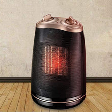 Zyyqt Fan Heaters, Ceramic Shaking Head Heater with 900W/1800W Power Setting Tip-Over and Over-Heat Protection,Home with Thermostat Carrying Handle