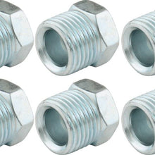 Allstar ALL50142 5/8-18 Thread for 3/8" Fuel Line Zinc Plated Inverted Flare Nut, (Pack of 10)