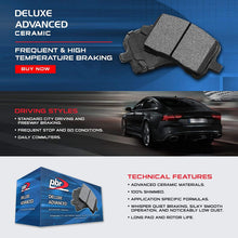 Front PBR-AXXIS Deluxe Advanced Brake Pads -Ceramic Brake Compound 3551-0914-00