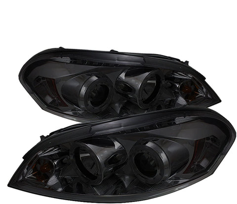 Spyder Auto 5031723 LED Halo Projector Headlights Chrome/Smoked