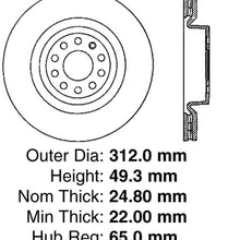 Stoptech 128.33098L Auto Part