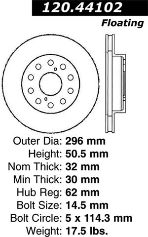 Stoptech 127.44102R Auto Part