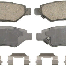 Wagner ThermoQuiet QC1337 Ceramic Disc Pad Set With Installation Hardware, Rear