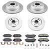 Power Stop CRK7035 front and rear Z17 Evolution Geomet Coated Brake Kit