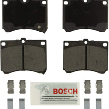 Bosch BE473H Blue Disc Brake Pad Set with Hardware for Select Ford Escort; Mazda MX-3, Protégé; and Mercury Tracer Vehicles - FRONT