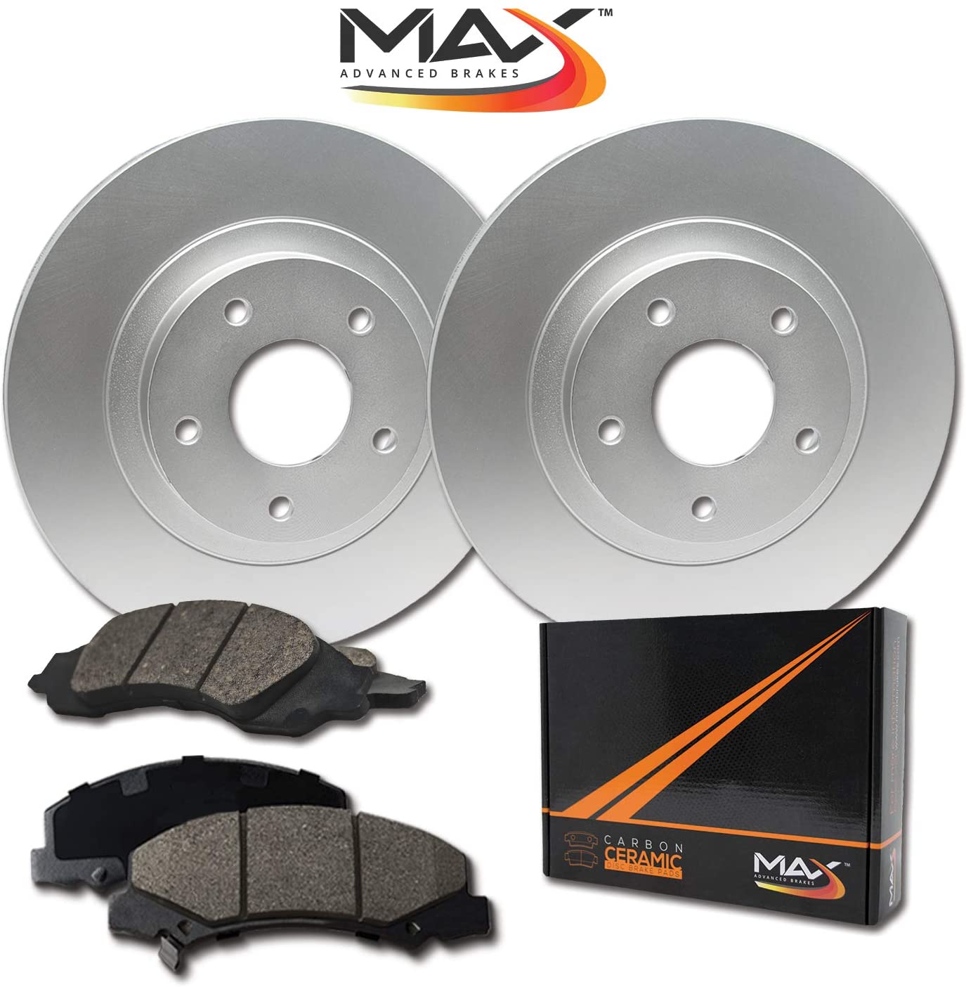 [Rear] Max Brakes Geomet OE Rotors with Carbon Ceramic Pads KT018762