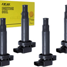 DEAL Pack of 4 New Ignition Coil For Scion xA/xB Echo/Prius/Yaris 1.5L L4 Compatible with UF316 5C1293 C1304