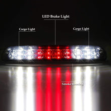 LED 3rd Brake Light High Mount Trailer Cargo Lamp For 99-16 F250 F350 F-450 F-550 Ford Super Duty/93-11 Ranger/01-05 Ford Explorer/Mazda B-Series Chrome Housing Smoked Lens