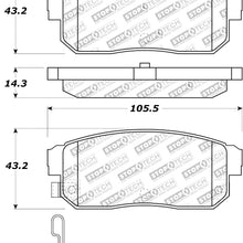 StopTech 309.10080 Street Performance Rear Brake Pad