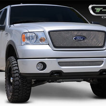 T-Rex 44556 Small Mesh Stainless Chrome Finish Sport Grille Overlay for Ford F150 2WD
