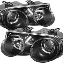 Spyder 5008701 Acura Integra 98-01 Projector Headlights - LED Halo -Chrome - High H1 (Included) - Low 9006 (Included)