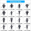 GLK 636Pcs Car Push Retainer Clips Plastic Fasteners Kit with 16 Most Popular Size Nylon Bumper Fender Panel Clips Push Pin Rivets for Toyota GM Ford Honda Chrysler