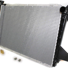 Radiator Aluminum Core Plastic Tank Compatible with 1985-1997 Ford Bronco F-150 F-250 F-350 With Transmission Cooler