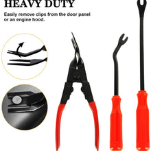 AUTMOR 38Pcs Trim Removal Tool & 120 Pcs Car Retainer Clips, Pry Kit, Car Panel Tool Radio Removal Tool Kit, Auto Clip Pliers Fastener Remover Pry Tool Kit, Car Upholstery Repair Kit with Storage Bag